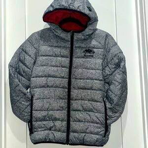 ROOTS Kids size M (7-8 Yrs) puffer winter jacket